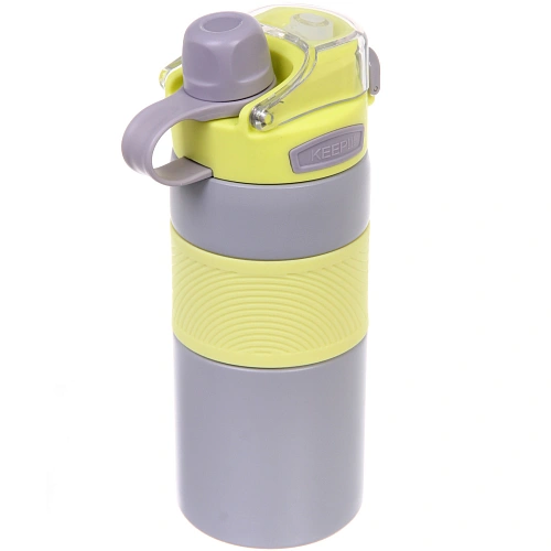 Термос 600мл Фитнесс, цвет серый _4