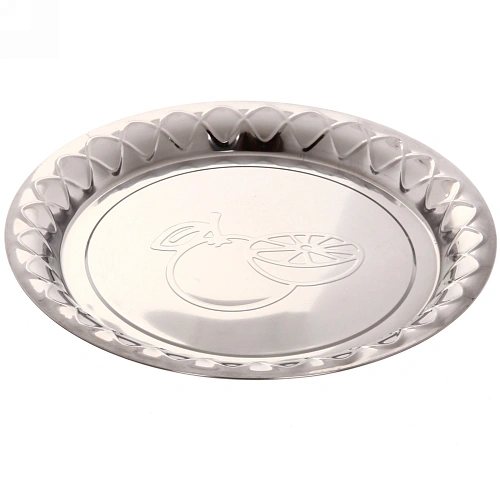 Поднос металлический "Лимоны" 28 см 