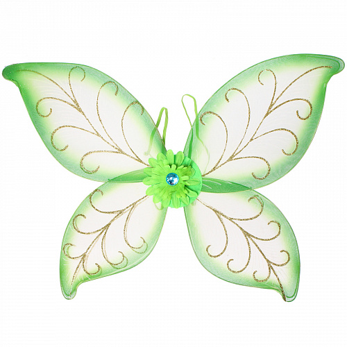 Карнавальный аксессуар "Крылья лесной Феи" 60*47 см, зеленый