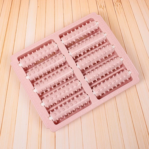 Массажер для ног роликовый Grateful feet 2622 см, розовый_3