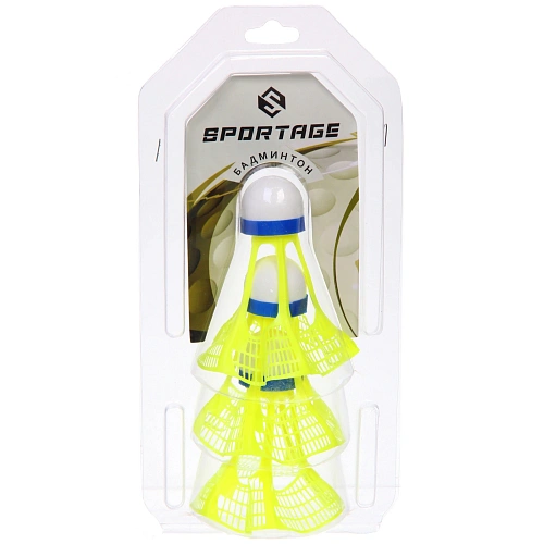 Волан нейлоновый Sportage Neon, 3 шт в блистере_3