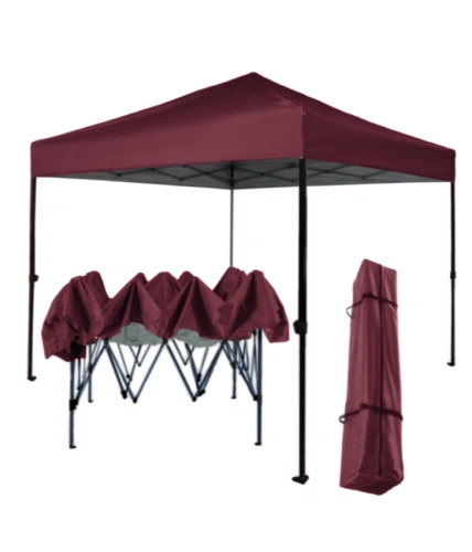 Тент-шатер "Практик" раздвижной в сумке 3*3*2,5м бордовый