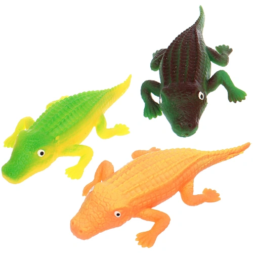 Игрушка "Крокодил", 17,5 см, сквиш с песком, микс