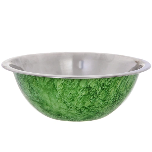 Миска из нержавеющей стали 1,4л 22см цветное покрытие "гранит"