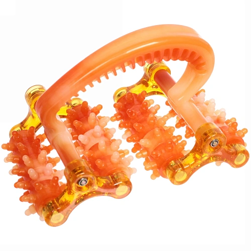 Массажер для тела роликовый Дуга-Energy 169,510 см, оранжевый_5