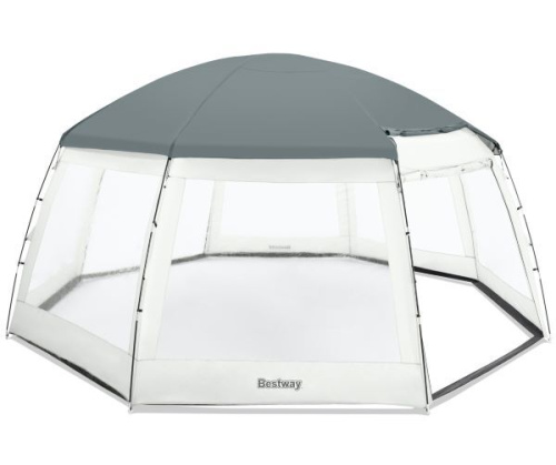 Круглый купол для бассейна, 600*600*295 см, Bestway (58612)