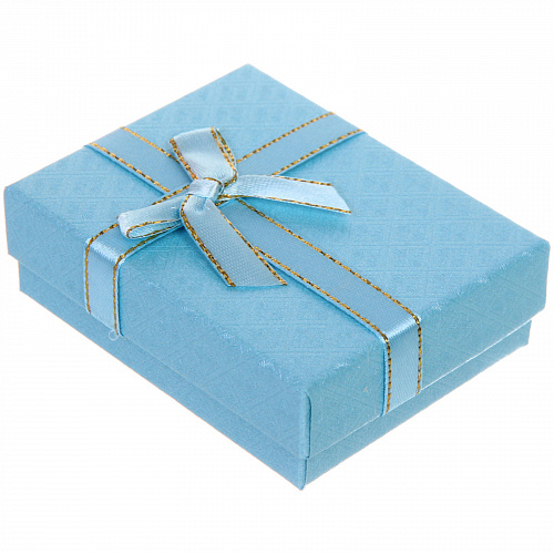 Коробка подарочная "С любовью" 9*7*3 см, Голубой
