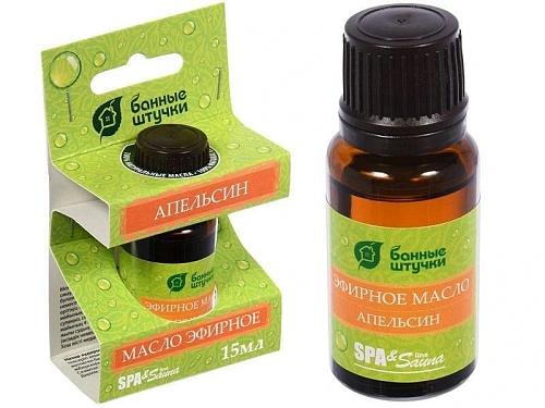 Масло эфирное 15мл  "Апельсин"  Банные штучки