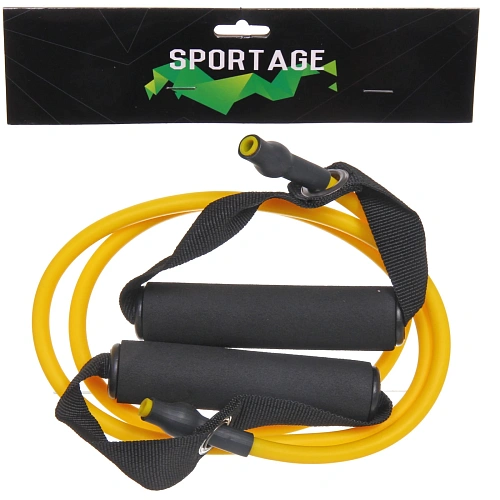 Эспандер трубчатый Life 1,30 м (нагрузка 4,5-6,5 кг), жёлтый_7