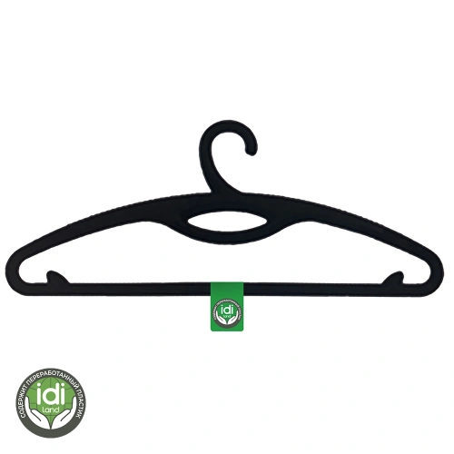 Плечики для легкой одежды "Rambai", цвет черный. р 48-50 