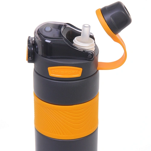 Термос 800мл Фитнесс, цвет темно-серый _5