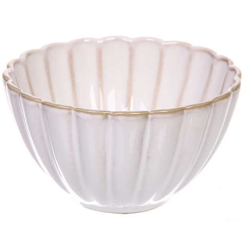 Салатник керамический "Верона" 500мл  ромашка бежевая 11*6,5см