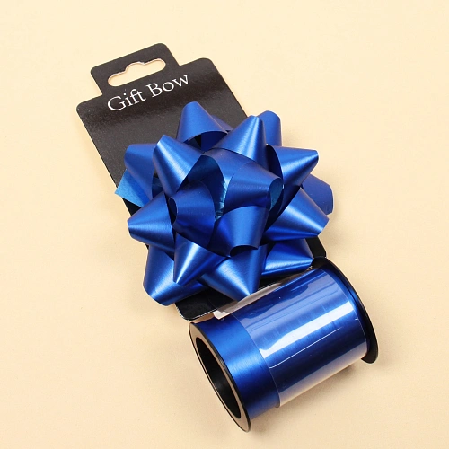 Набор для декорирования Романс бант d=10  см, лента 1,6 см (10м), Сапфир_3