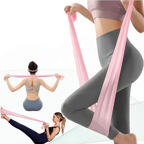 Жгут для йоги 0,45 мм15 см2 м (туба) розовый_6