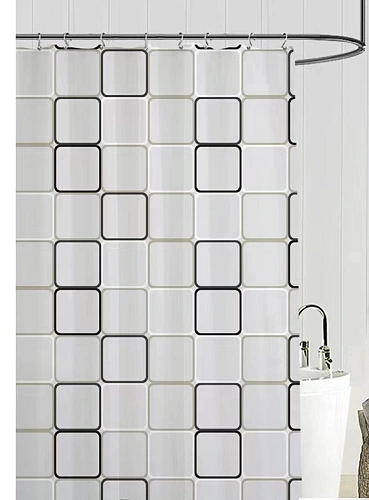 Штора для ванной EVA 180*180 "Селфи" Квадро H165-1