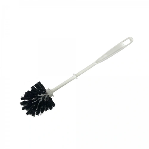 Ерш туалетный "Azur" белый с черной щетиной