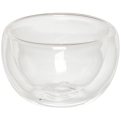 Салатник стеклянный "Хай-Тек" 9,5см 350мл с двойными стенками