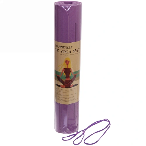 Коврик для йоги Мандала 1836106 см (ТРЕ), фиолетовый_16