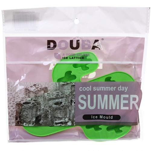 Форма для льда силиконовая Кактус 1814,5см, цвета микс_5