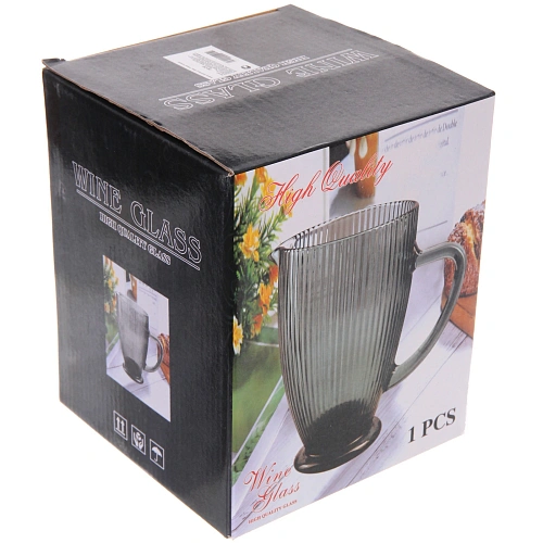 Кувшин стеклянный 1100мл Глория зеленый_3