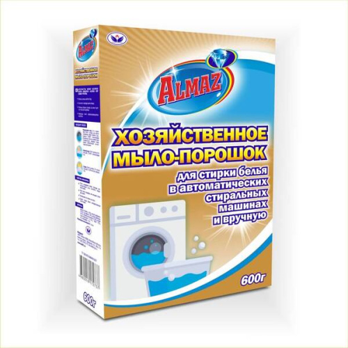 Мыло-порошок ALMAZ хозяйственное автомат/ручная стирка 600 г