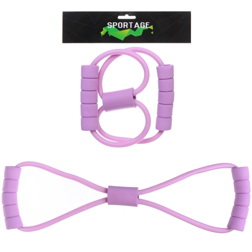 Эспандер трубчатый "Индиго" (нагрузка 4,5-6,8 кг), сиреневый