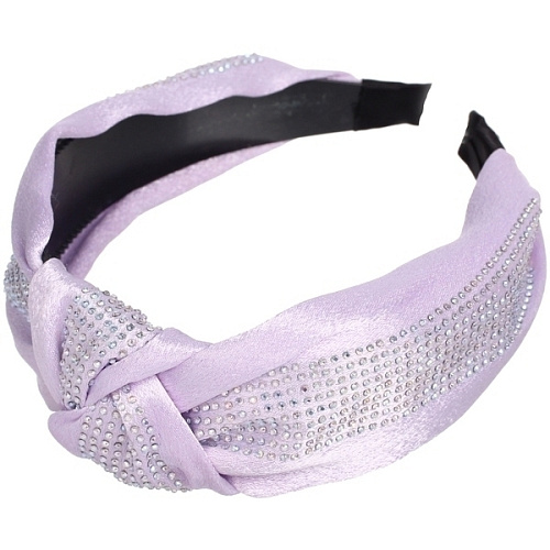 Ободок для волос ЛАФАНТАЛЬ, эйфория, стразы, ширина 4см, микс 6 цветов (стикер на внутр часть)_6