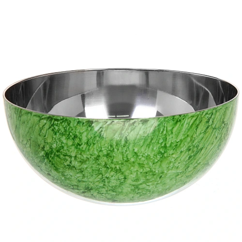 Салатник из нержавеющей стали 5л 27*12,8см цветное покрытие "гранит"