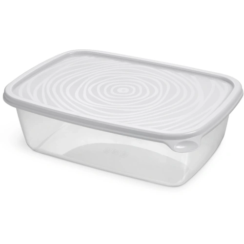 Контейнер прямоугольный "Романо" 0,45л светло-серый С850СЕР