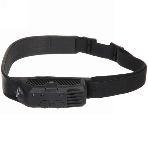 Фонарь налобный светодиодный 2COB + 1W 6 режимов аккумуляторная батарея 1200mAh, USB_6