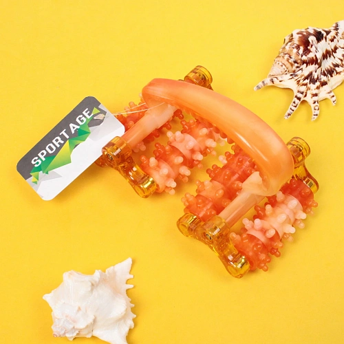 Массажер для тела роликовый Дуга-Energy 169,510 см, оранжевый_4