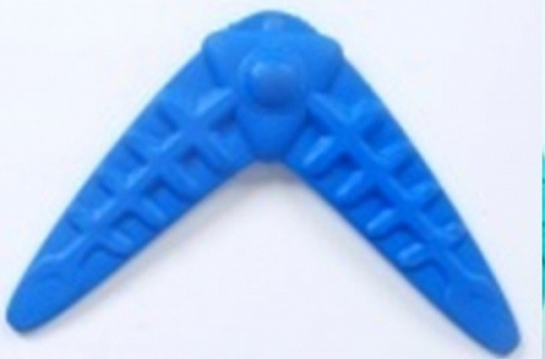 Игрушка - бумеранг для собак "Любимый БРО" , цвет синий, d-20см/60гр (лейбл)