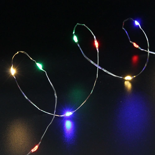 Гирлянда для дома НИТЬ Роса 40 м 400 ламп LED, 8 реж,IP-20, Мультицвет_11